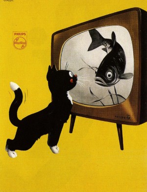 Dutch poster for Philips Tv, 1951